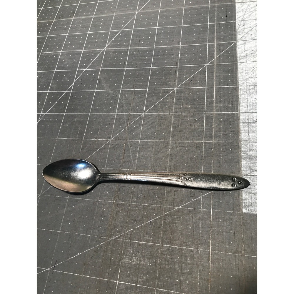 Vintage Sanitoy Stainless Steel  Korea 6 inch Baby Spoon